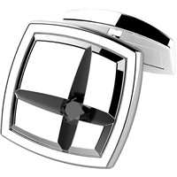 Gemelli Zancan Uomo Cosmopolitan in Argento Spinello EXG048 - EXG048